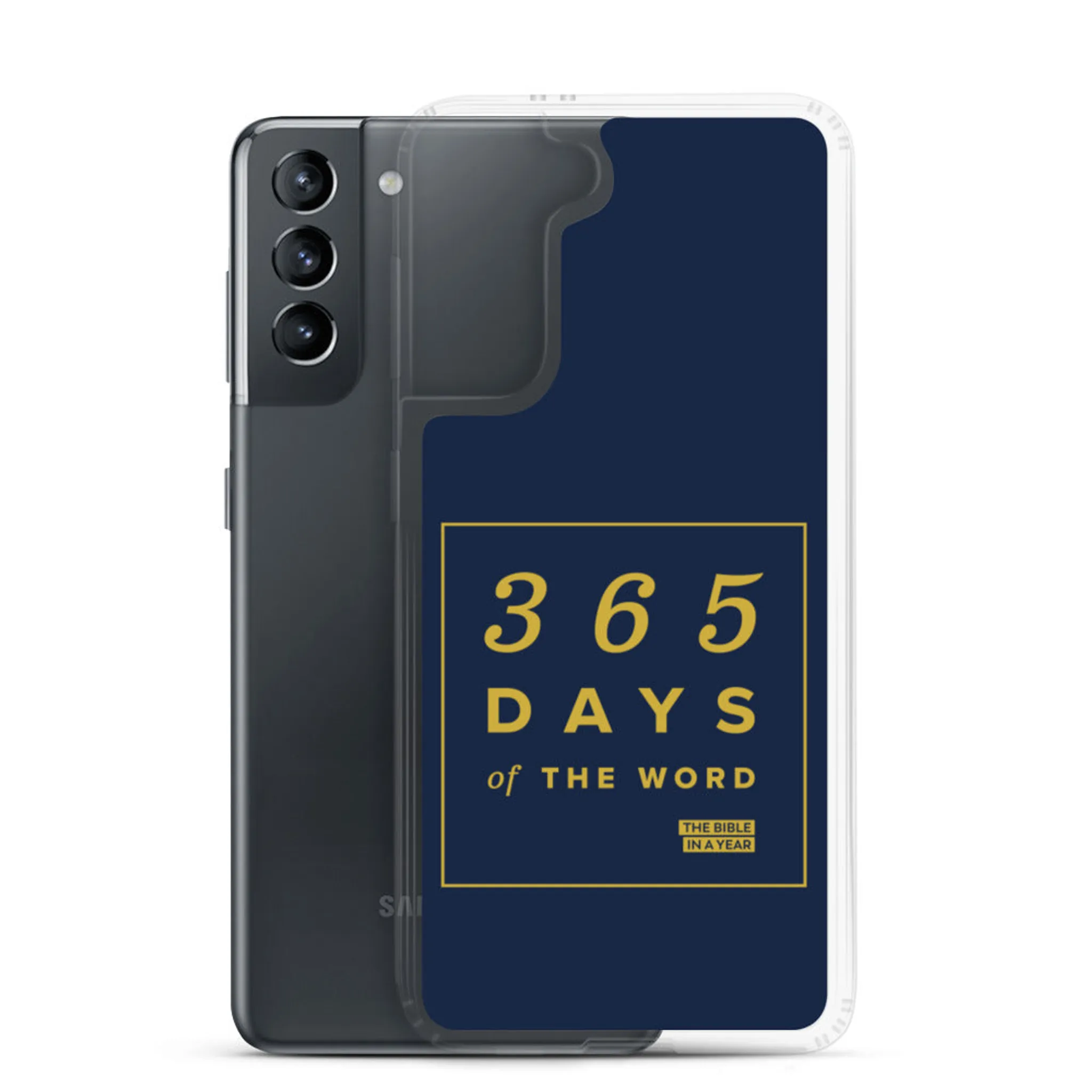 365 Days of the Word Bible in a Year Samsung Phone Case - Navy - Image 14