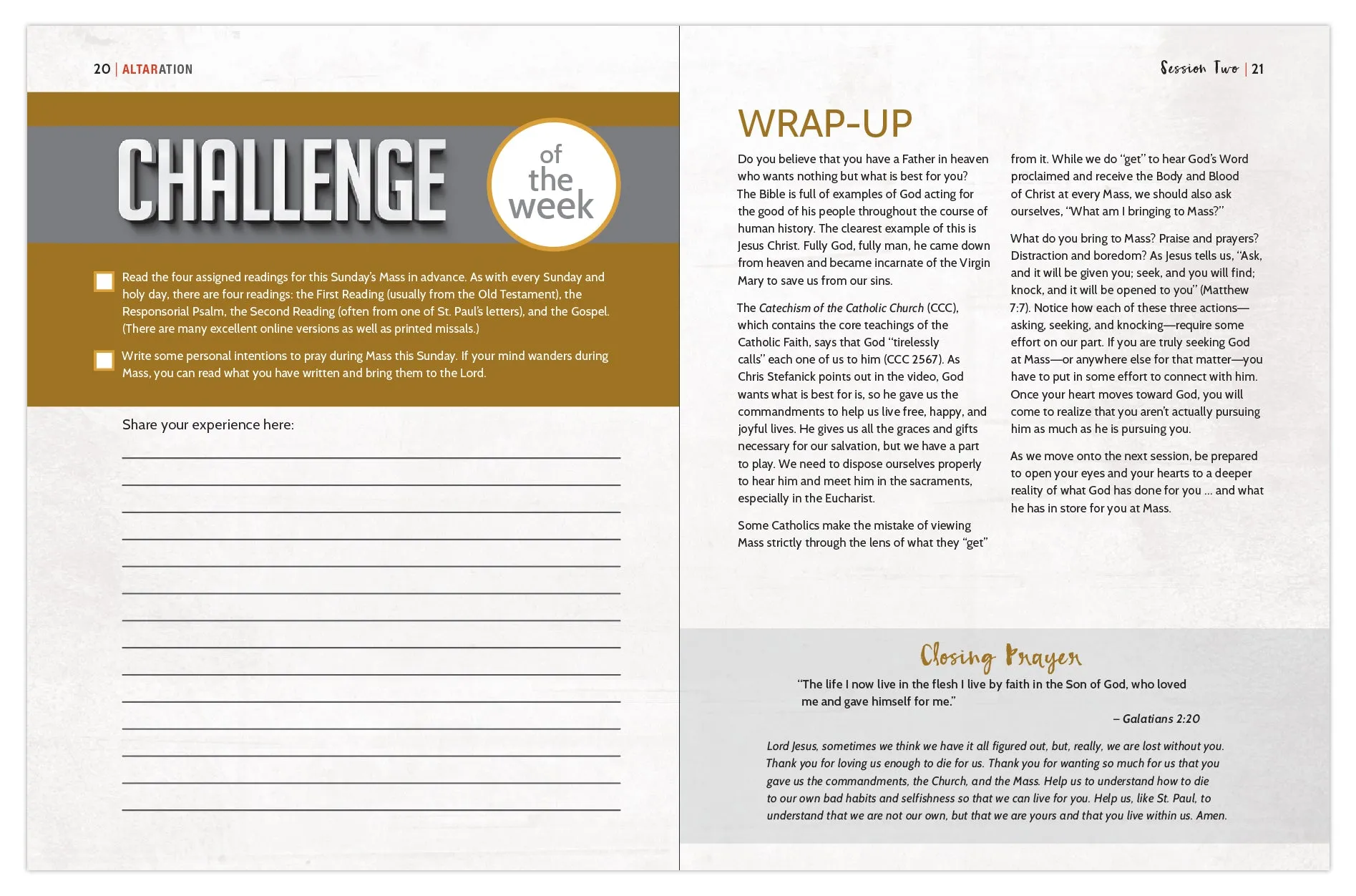 Altaration: The Mystery of the Mass Revealed Student Workbook Including Online Access - Image 6