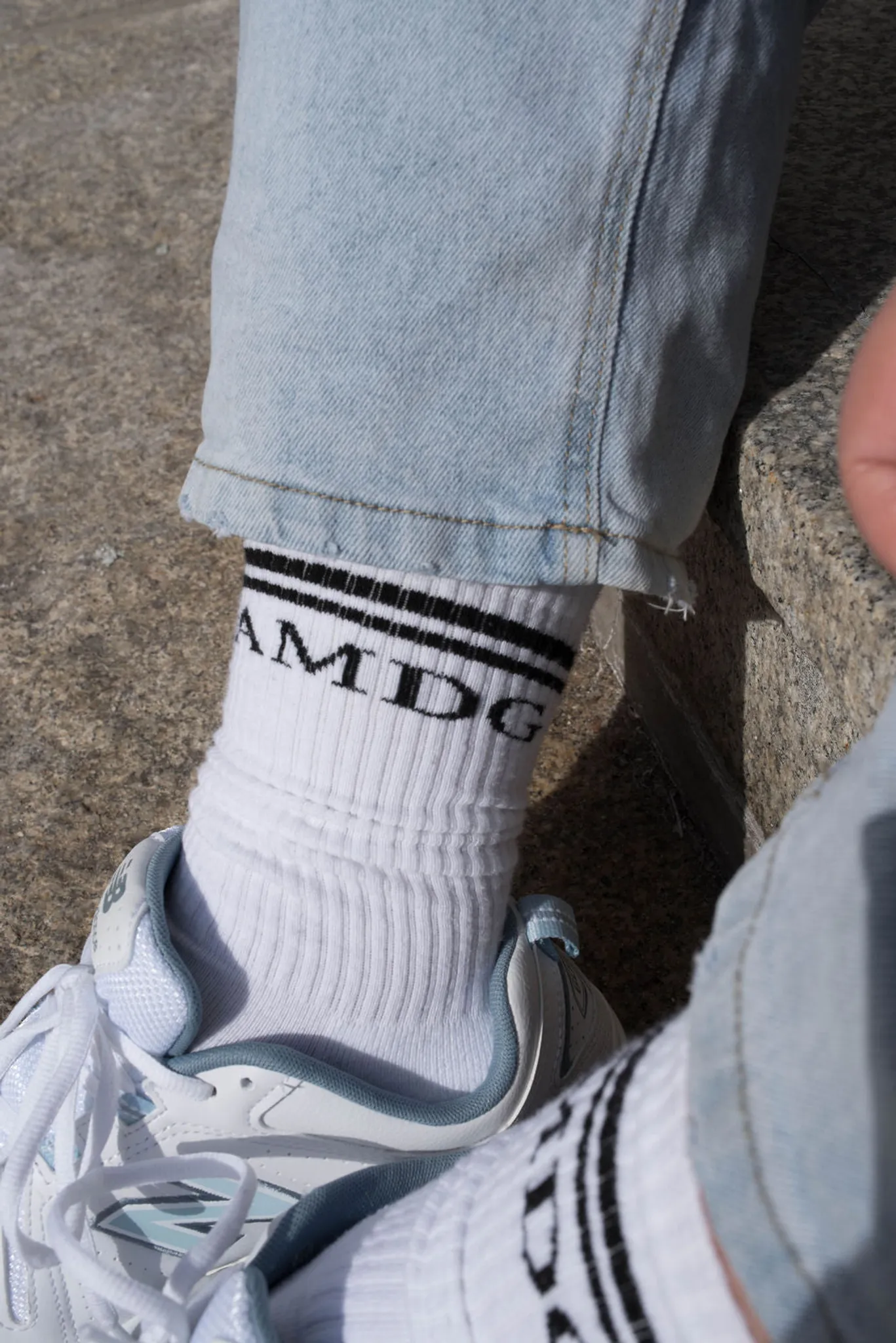 "AMDG" / Crew Socks - Image 5