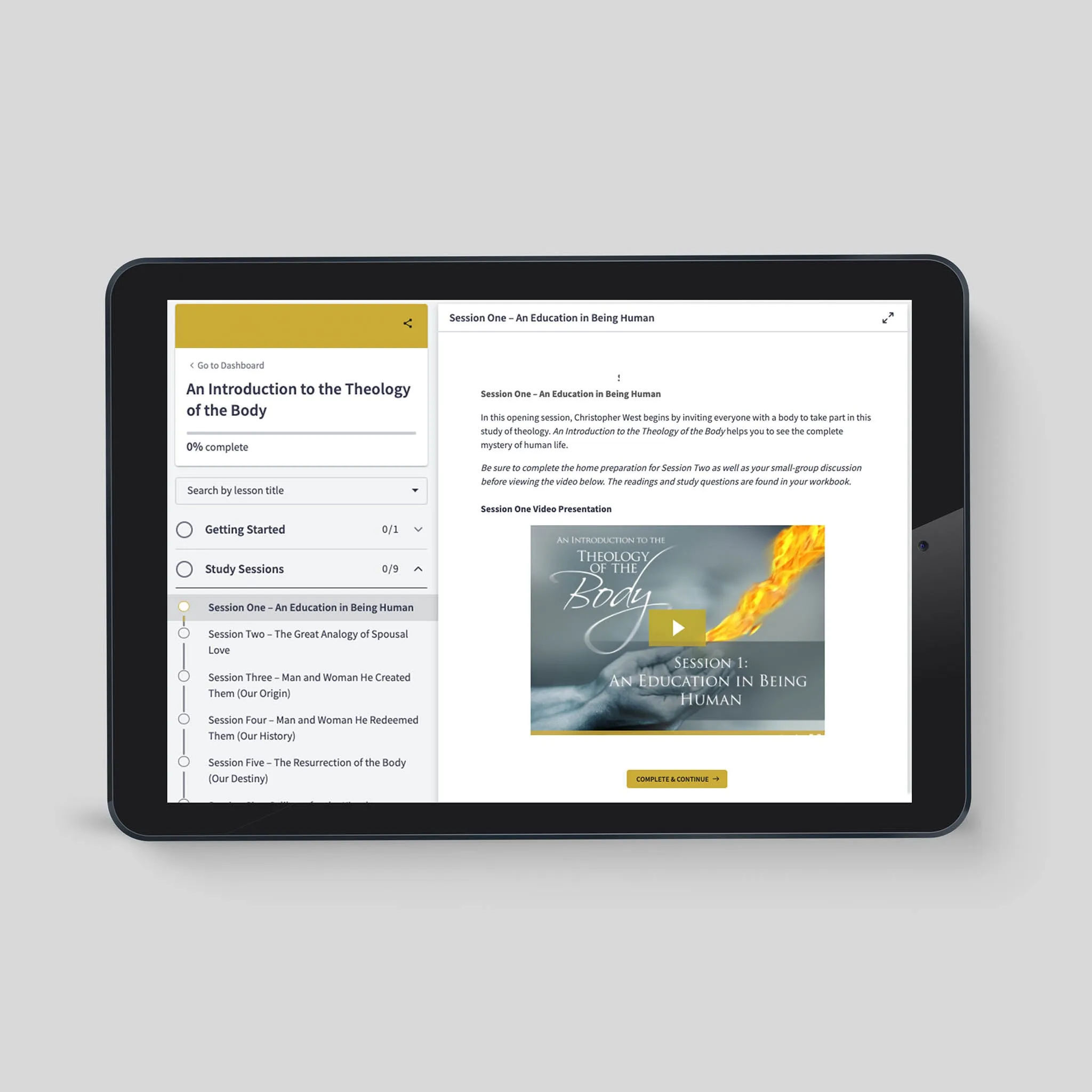 An Introduction to the Theology of the Body Online Access