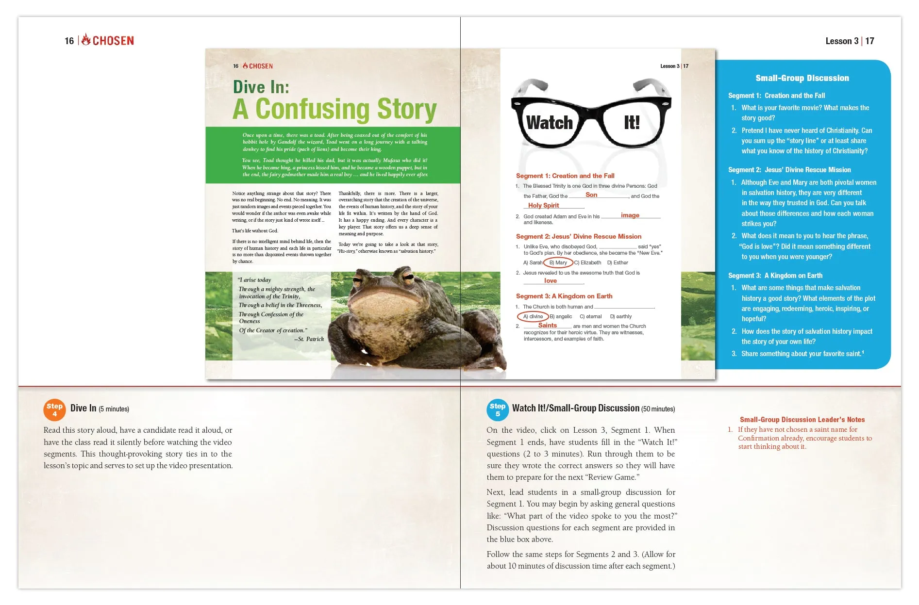 Chosen: This is Your Catholic Faith Leader's Guide (Includes Online Course Access) - Image 2