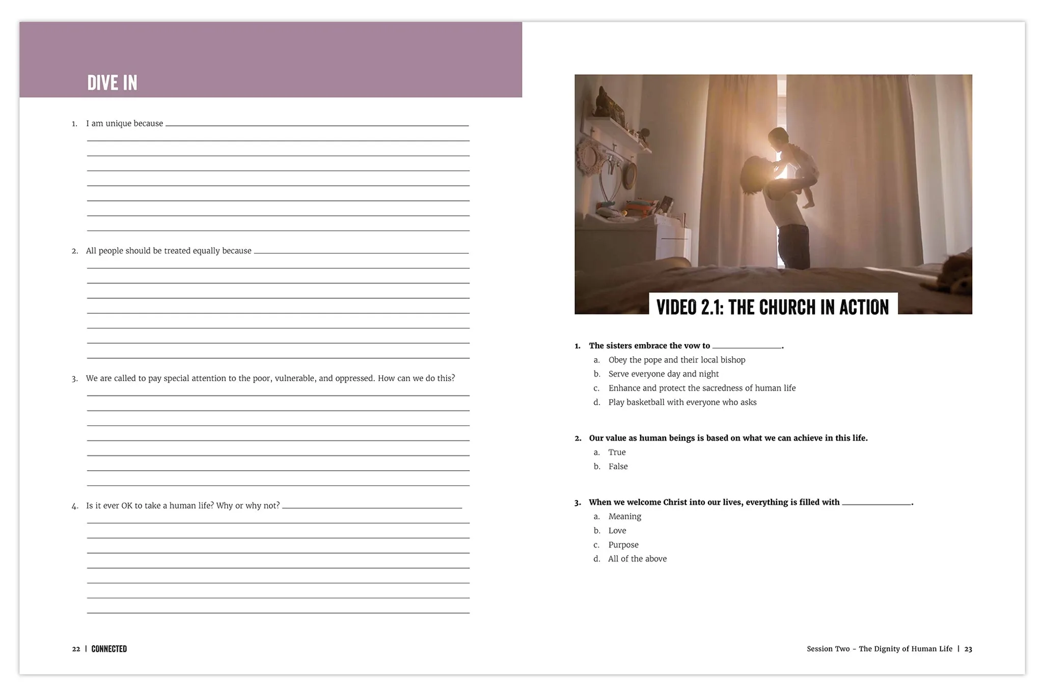 Connected: Catholic Social Teaching for This Generation, Student Workbook - Image 4