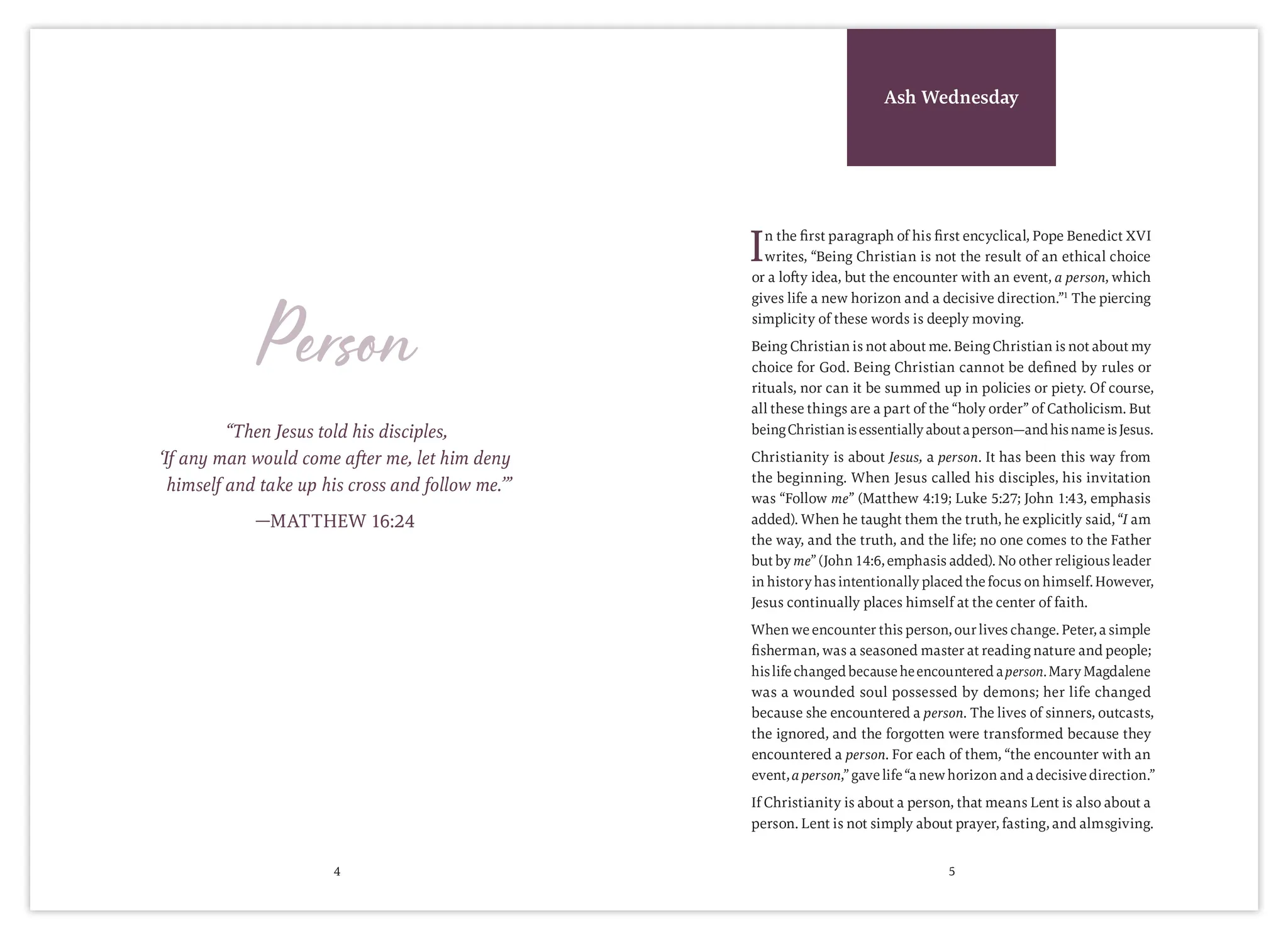 The Ascension Lenten Companion: Walking with Jesus to Jerusalem, Journal - Image 4