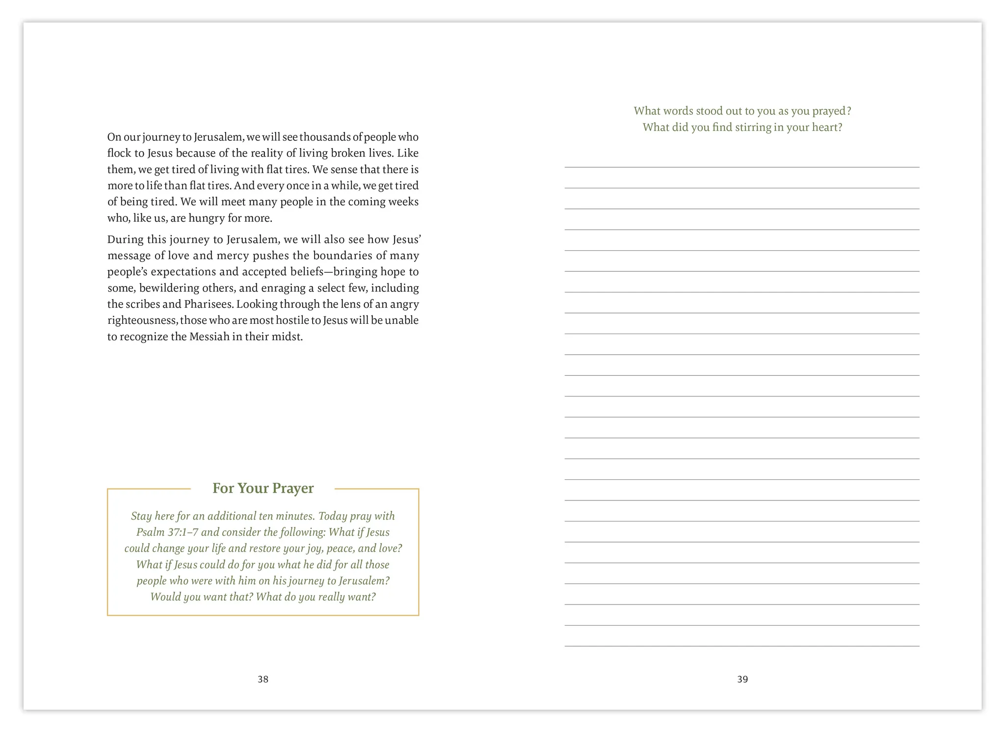 The Ascension Lenten Companion: Walking with Jesus to Jerusalem, Journal - Image 5