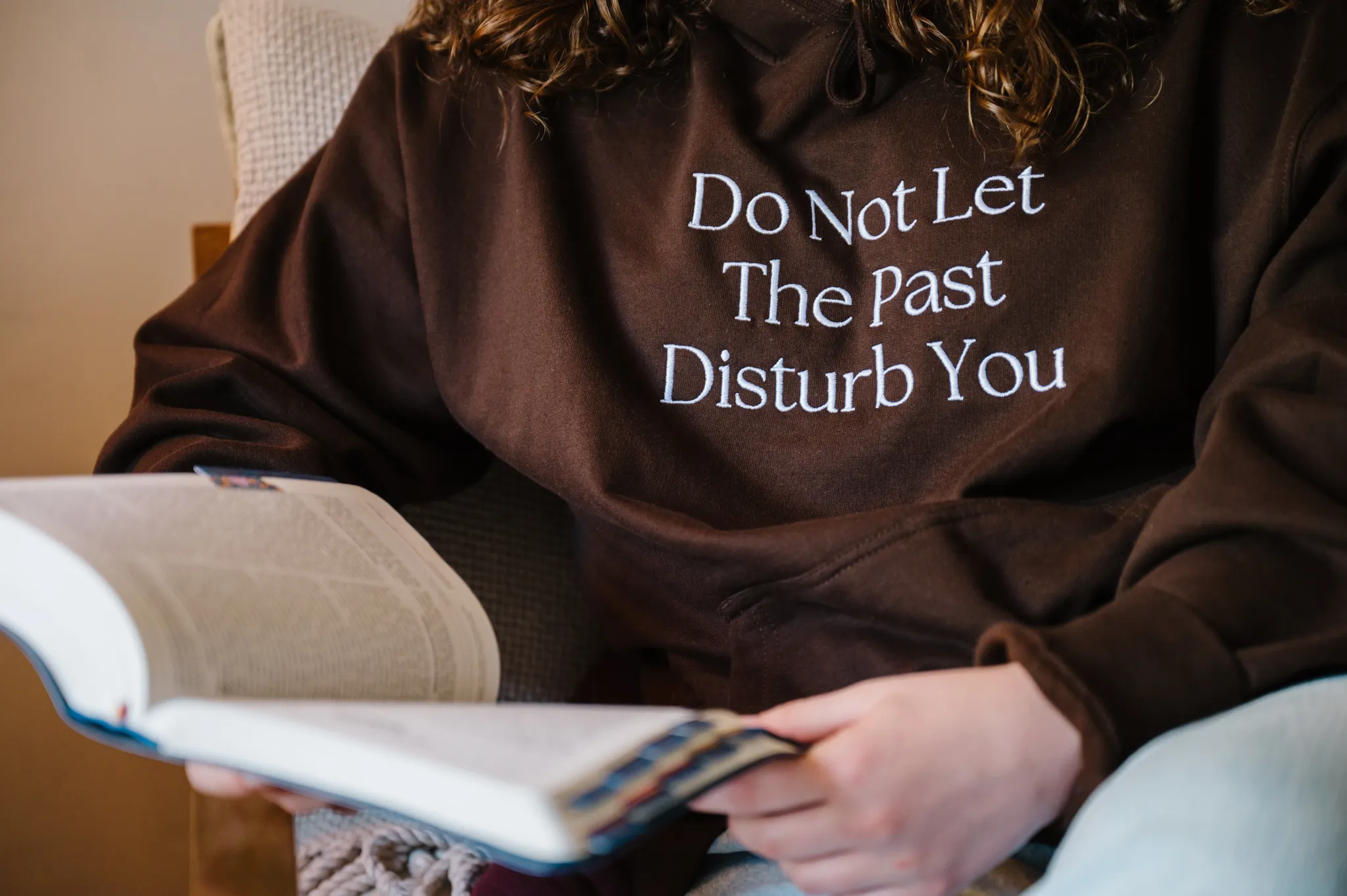"Do Not Let the Past Disturb You" / St. Teresa of Calcutta Hoodie - Image 13