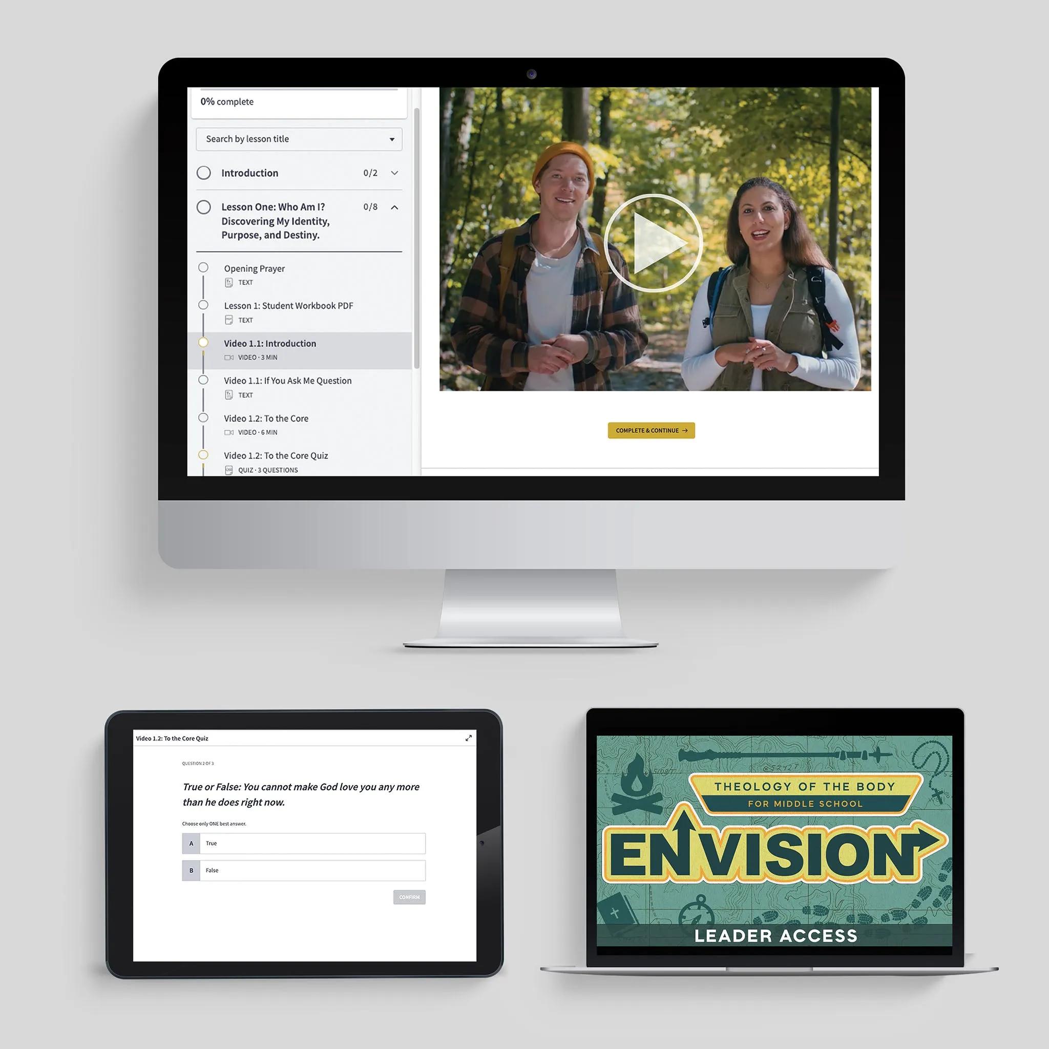 Envision: Theology of the Body for Middle School, Leader's Guide including Online Access - Image 4