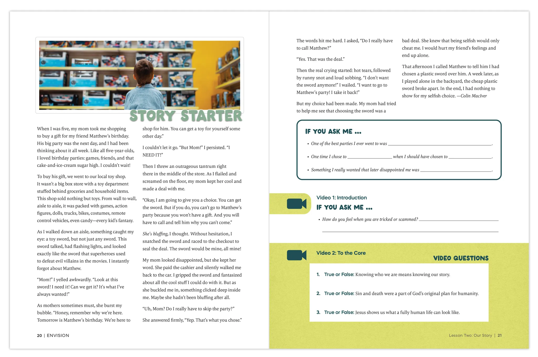 Envision: Theology of the Body for Middle School Student Workbook - Image 4