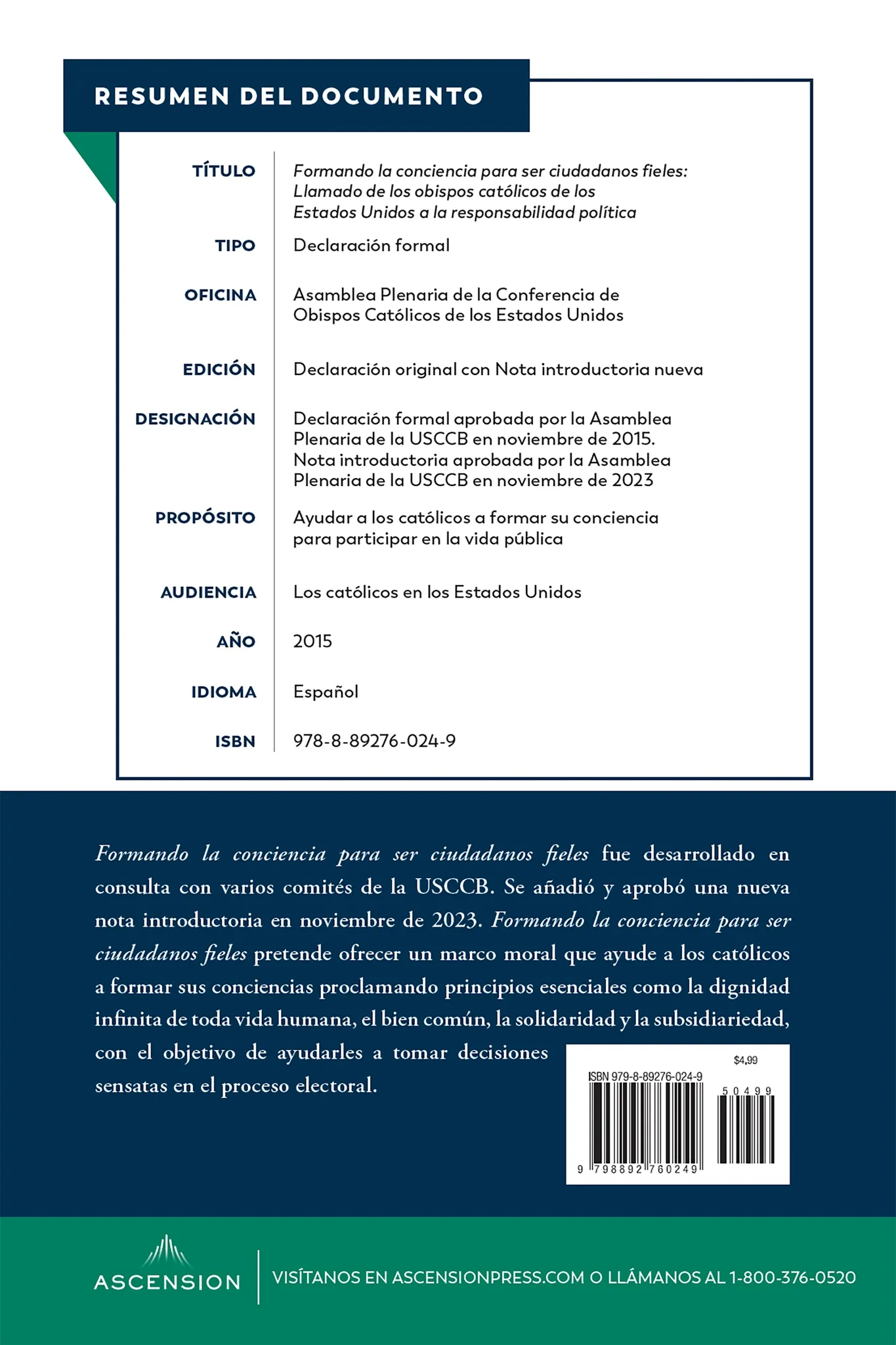 Forming Consciences for Faithful Citizenship: A Call to Political Responsibility - Image 11