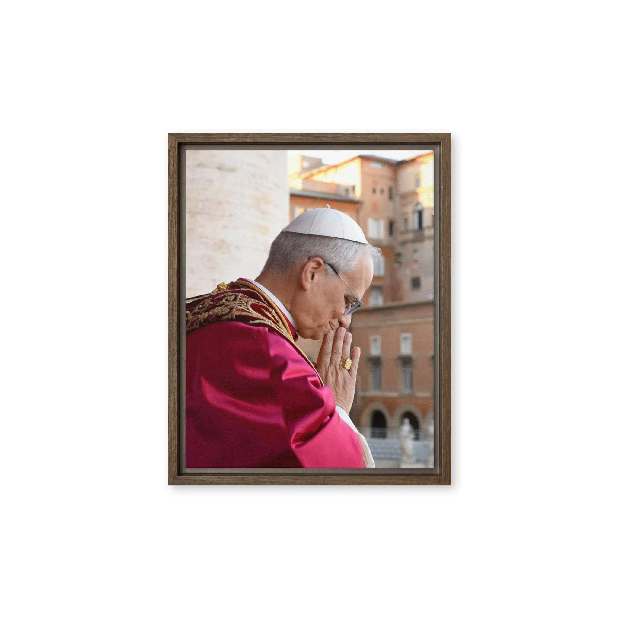 Pope Leo XIV Framed Canvas Prints - Image 2
