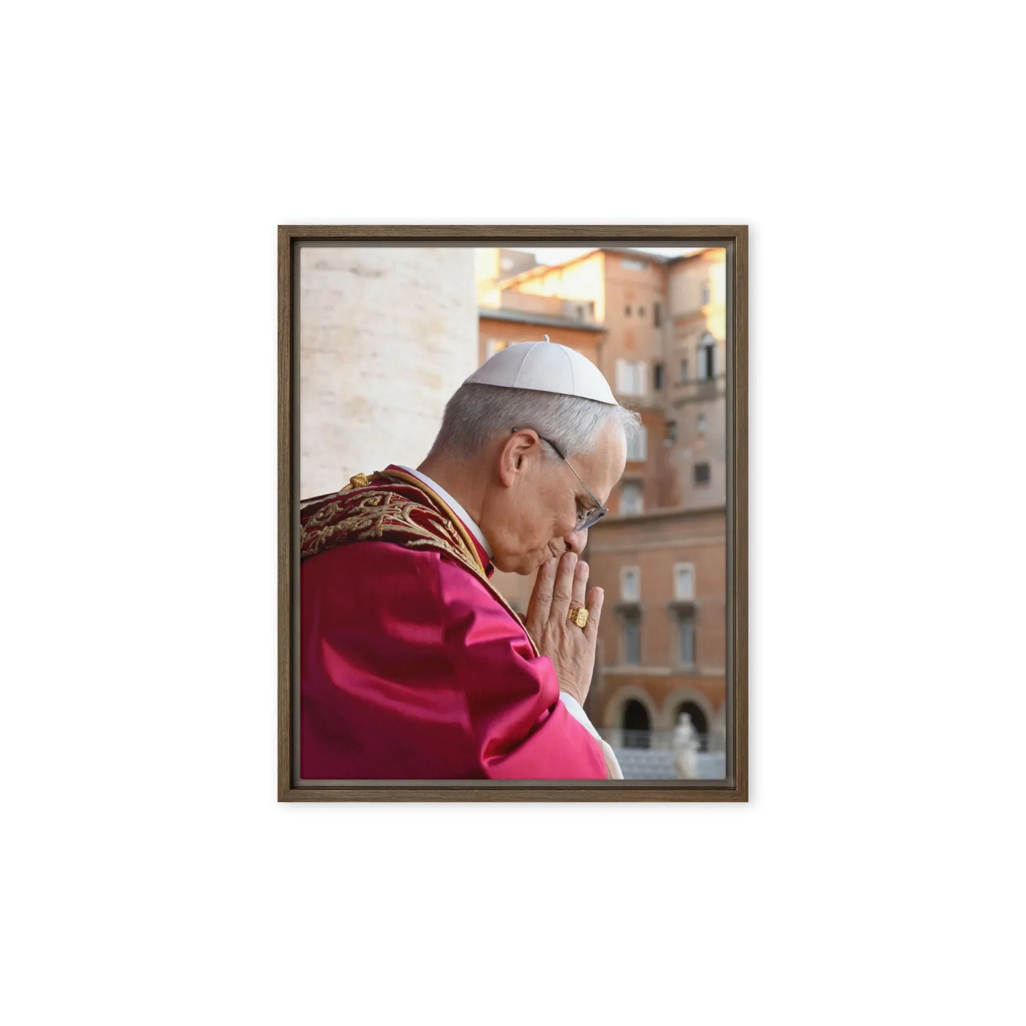 Pope Leo XIV Framed Canvas Prints - Image 3