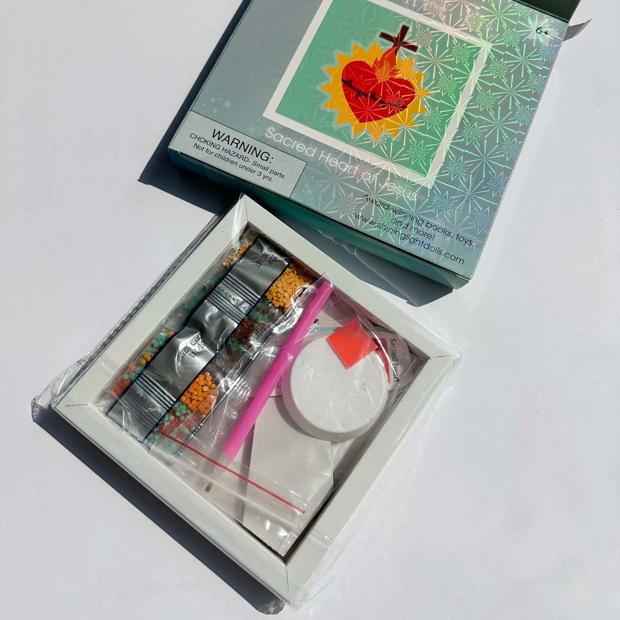 Sacred Heart of Jesus Gem Art Craft Kit - Image 7