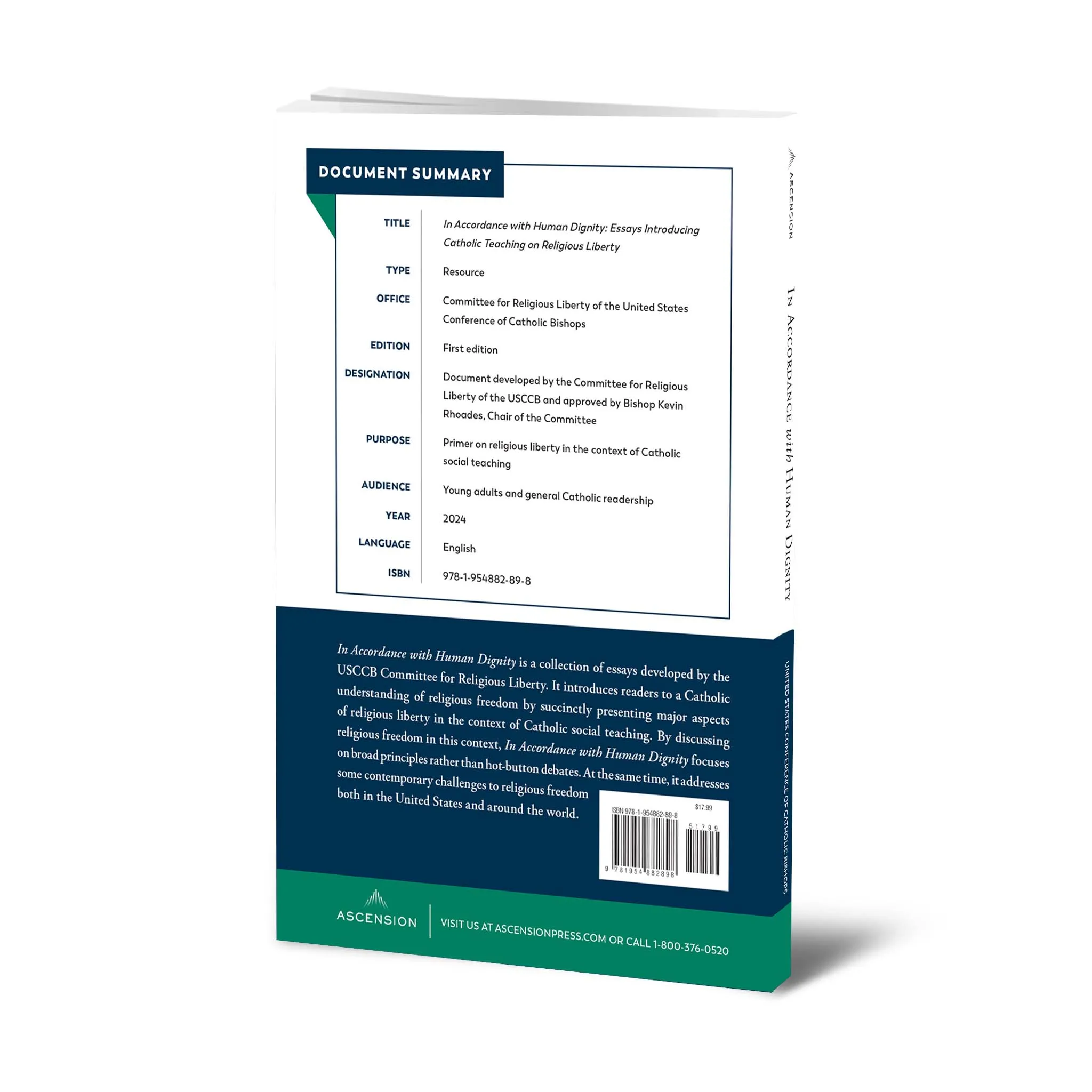 In Accordance with Human Dignity: Essays on Religious Liberty and Catholic Social Teaching - Image 3