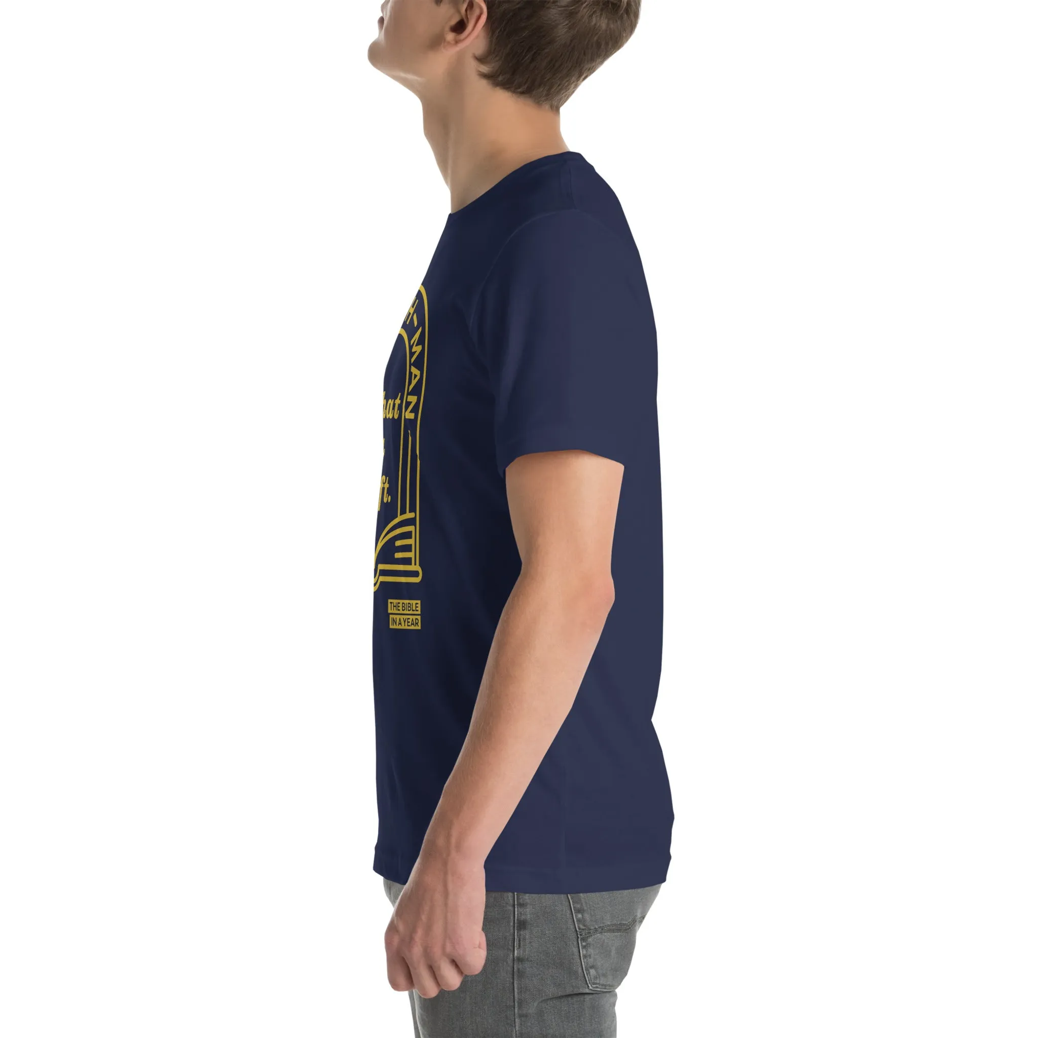 "Man Oh Man" / Bible in a Year Crew T-Shirt - Image 14