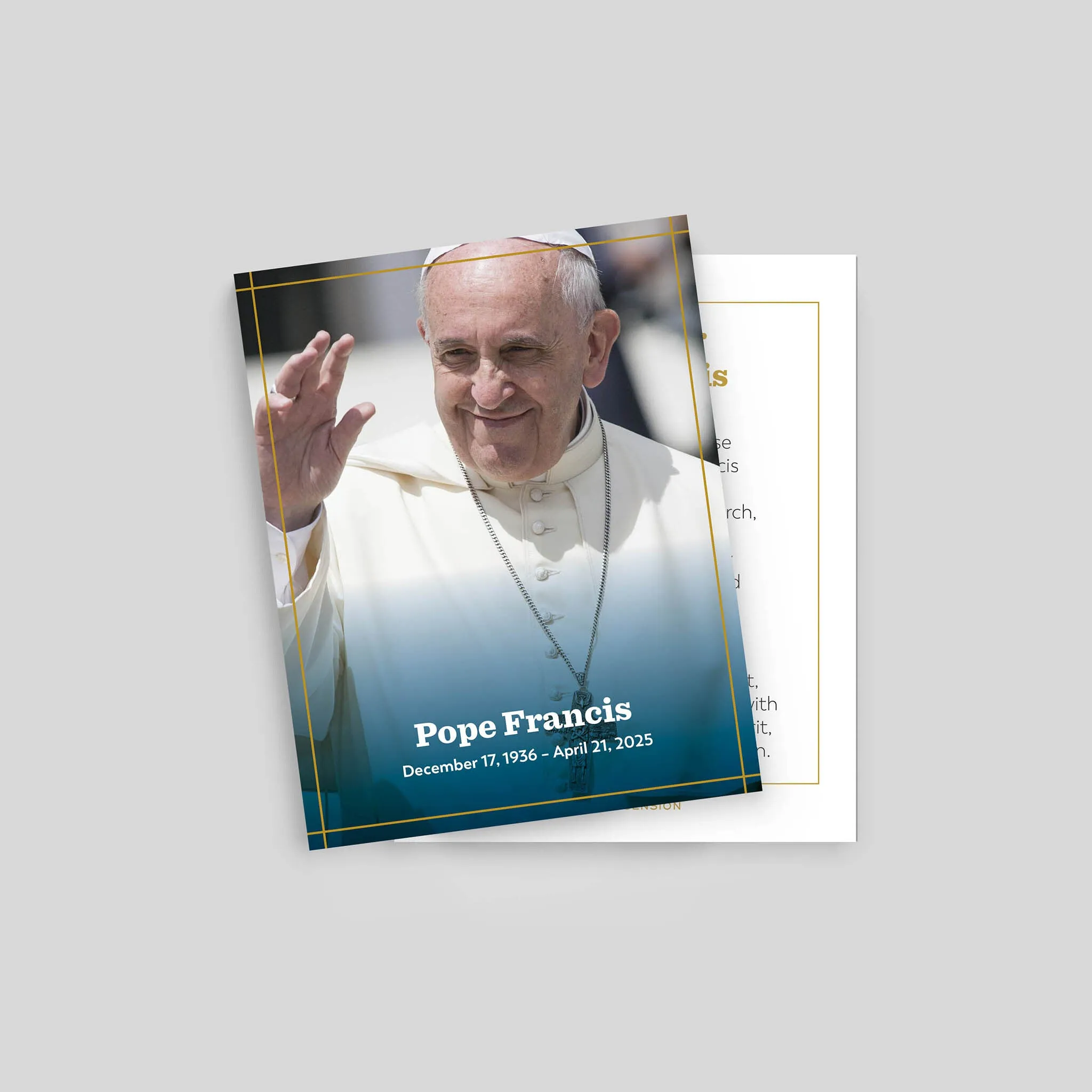 Pope Francis Prayer Cards - Image 2