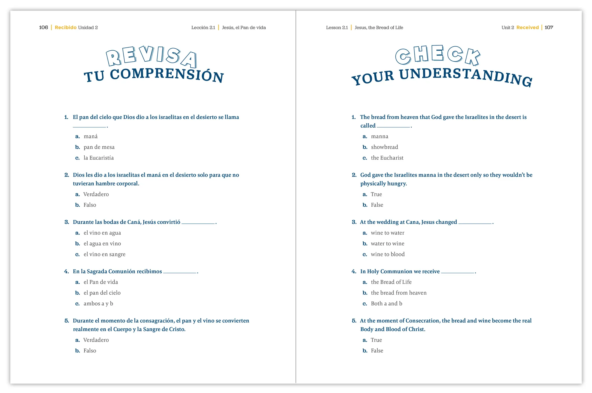 Received Second Edition: Your Journey to First Communion Student Workbook only - Image 20