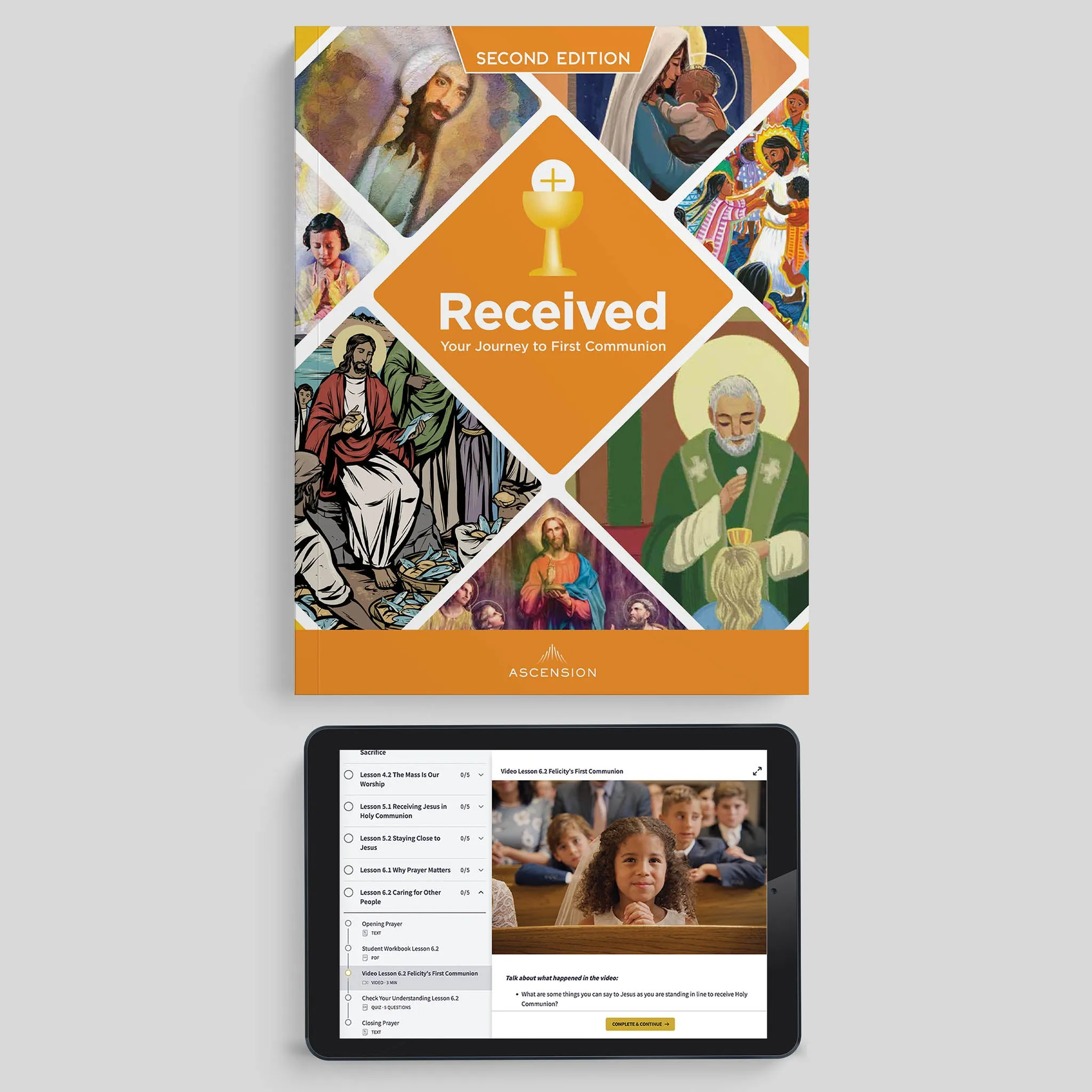 Received Second Edition: Your Journey to First Communion Student Workbook with Online Access - Image 2