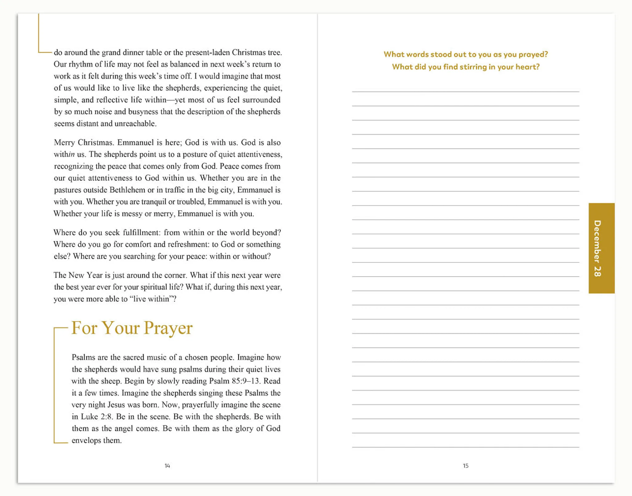 Rejoice and Be Glad, A Journey Through Christmas with the Holy Family, Journal - Image 4