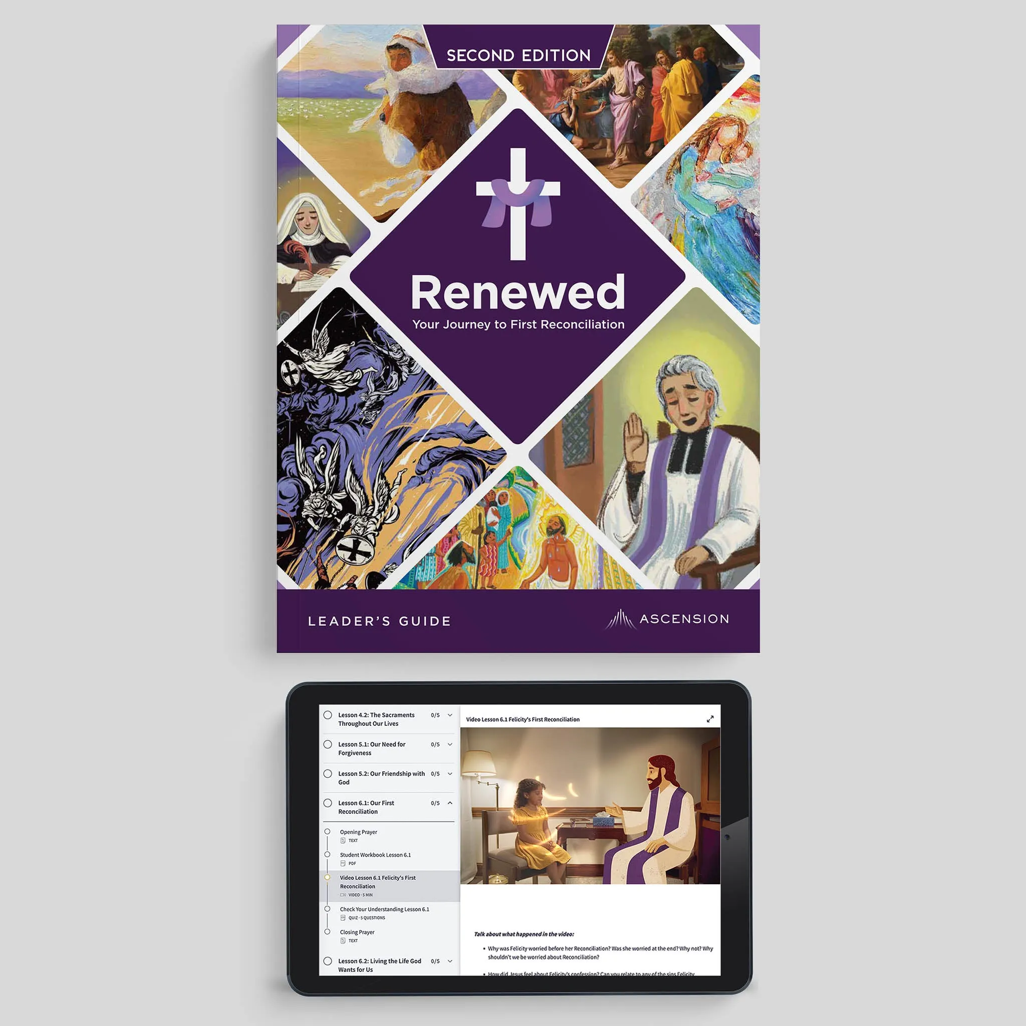Renewed Second Edition: Your Journey to First Reconciliation Leader's Guide (Includes Online Leader's Access) - Image 2