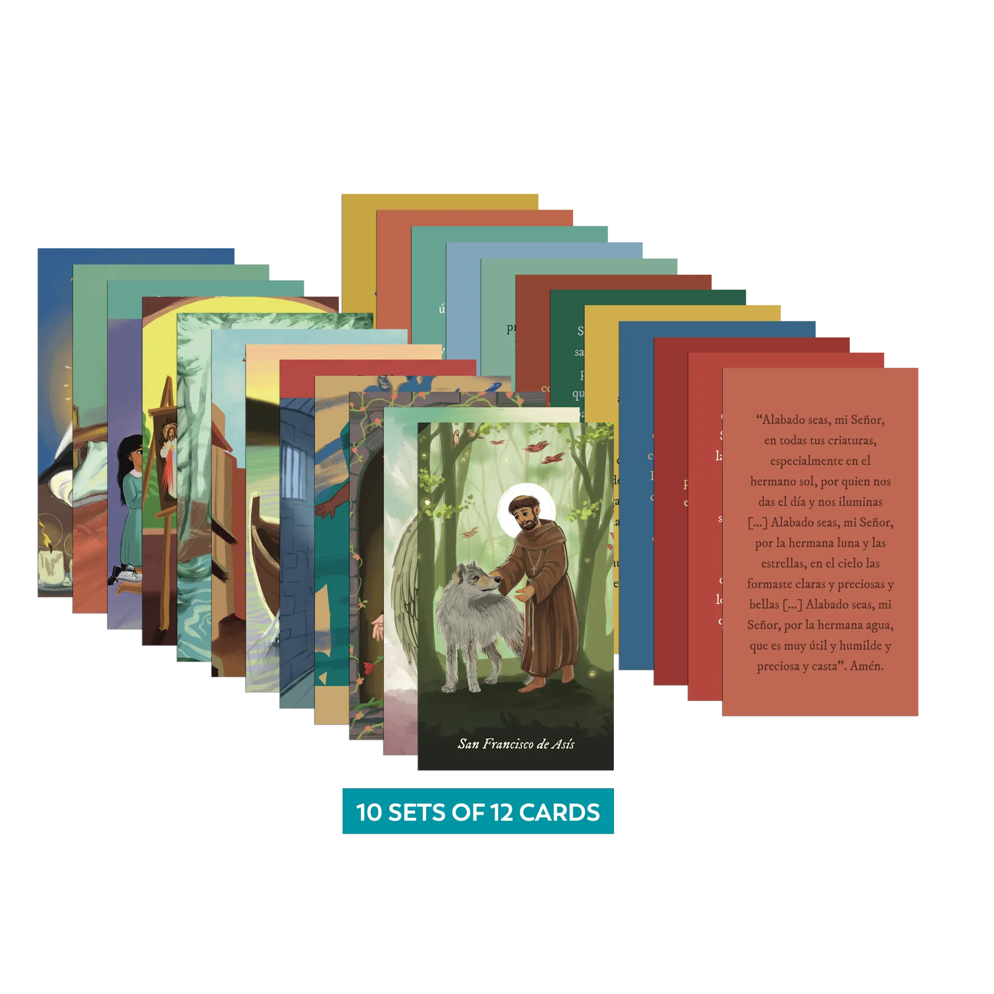 Renewed Saint Prayer Cards (10 Sets of 12 Cards) - Image 9