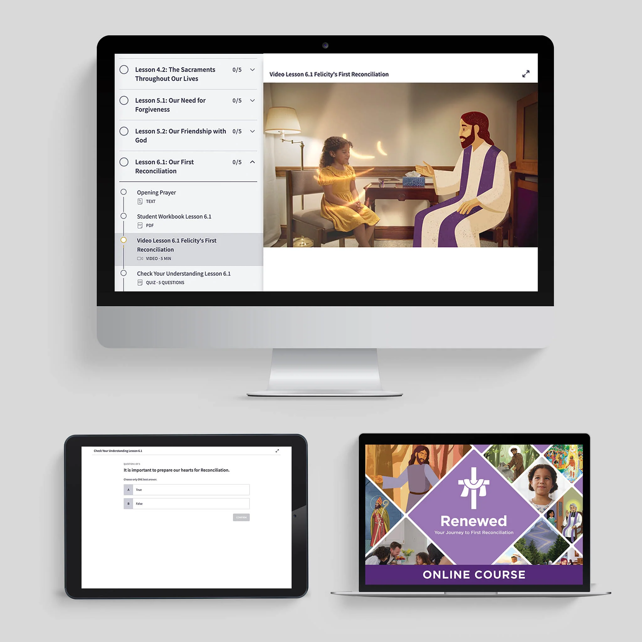 Renewed Second Edition: Your Journey to First Reconciliation, Online Course